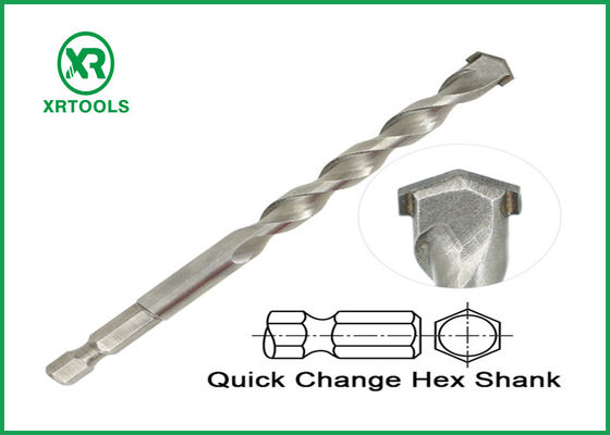 شراء Hex Shank Long Masonry Drill Bit منتفخ بالرمل مادة الكربون الصلب المتين التصنيع عبر الإنترنت