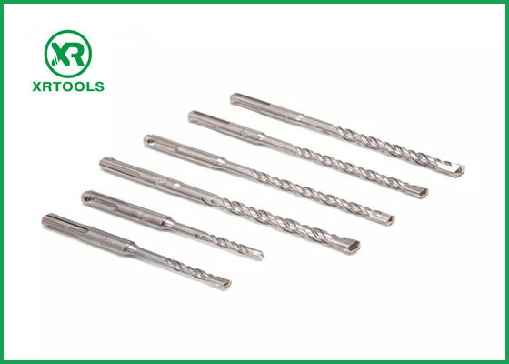 شراء 6 * 160mm S4 Flute SDS لقم الثقب ، YG8C مطرقة كهربائية Sds Plus لقم الثقب التصنيع عبر الإنترنت